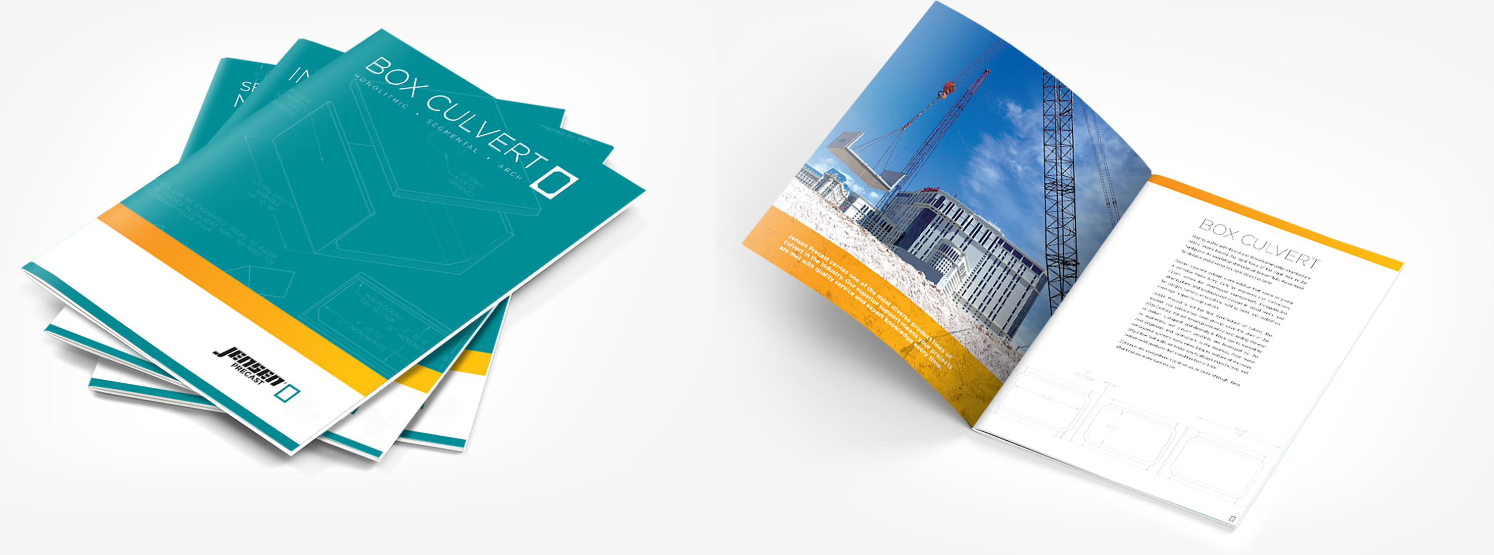 Jensen Precast brochures - marketing service