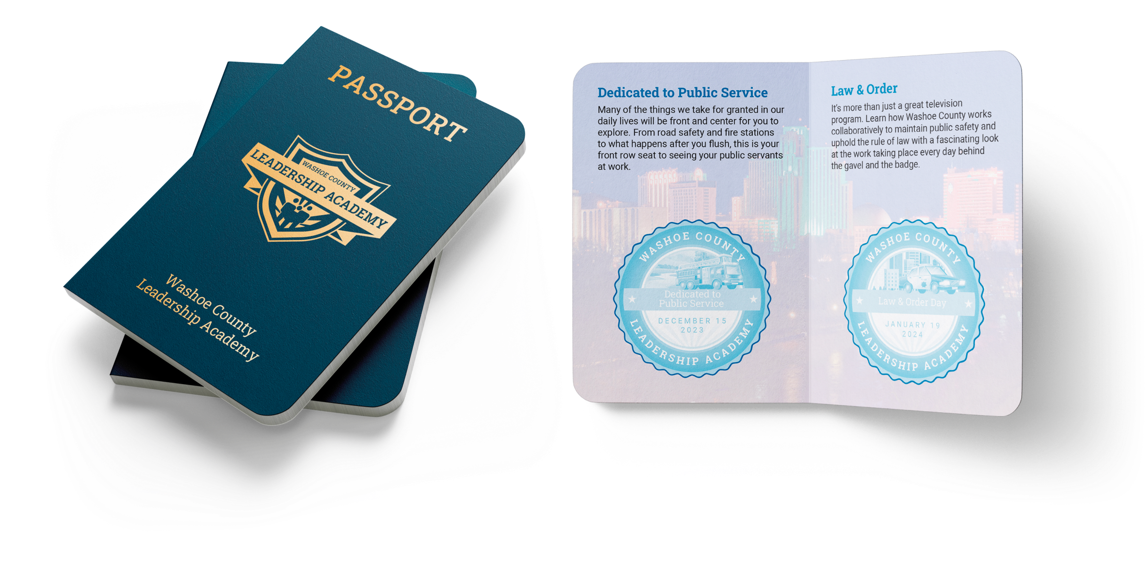 Passport Booklet for Washoe County Leadership Academy